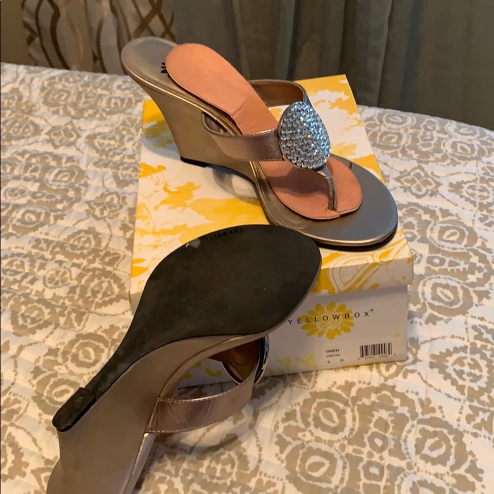 Yellow box shoes